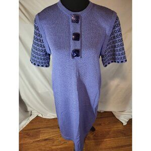 Vintage Blue The Michael Collection Size M S/S Dress